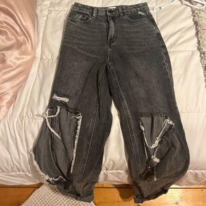 pack sun black ripped jeans